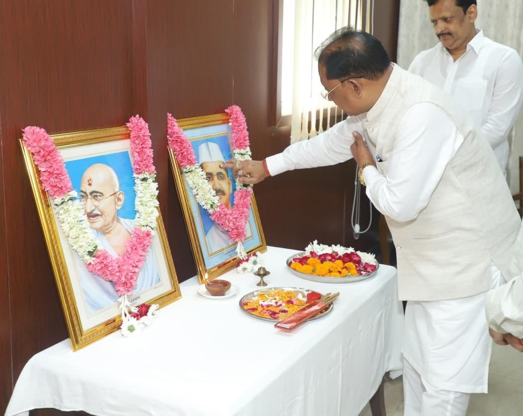 Gandhi, Shastri’s Ideals Continue to Inspire Nation-Building: CM Vishnu Deo Sai